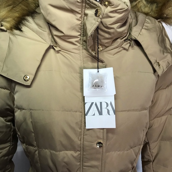 ZARA women’s winter jacket down puff coat NWT - Picture 5 of 9